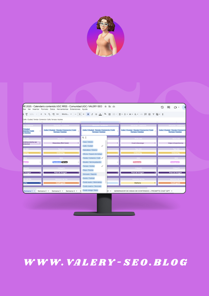 📅 Calendario UGC 2025/2026 Redes Sociales 🤳