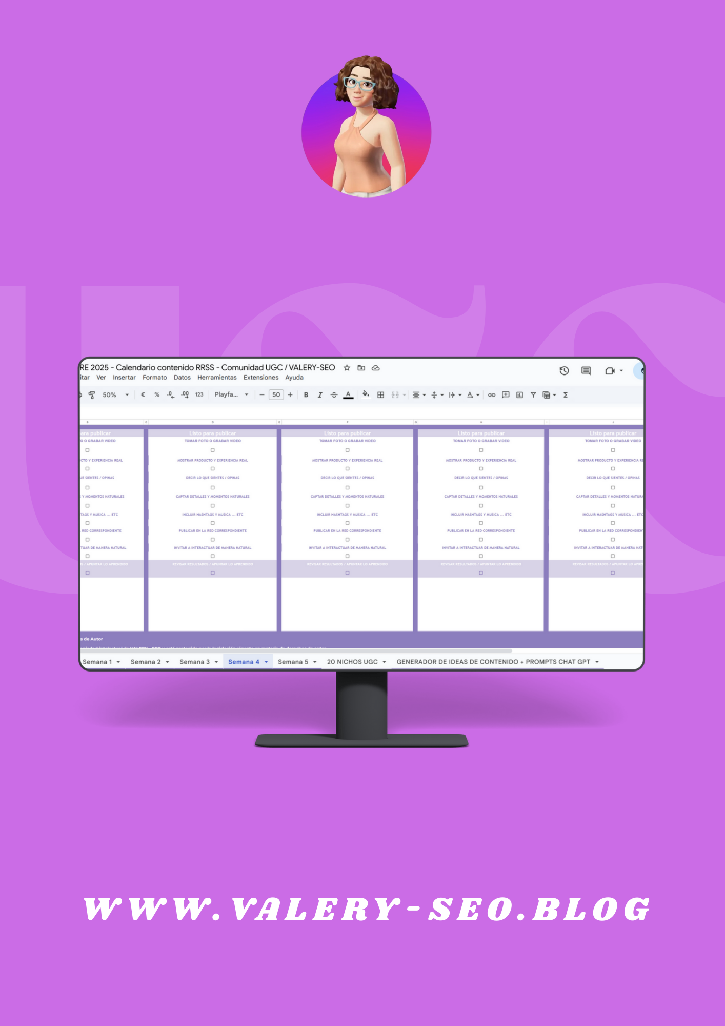 📅 Calendario UGC 2025/2026 Redes Sociales 🤳