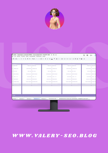 📅 Calendario UGC 2025/2026 Redes Sociales 🤳