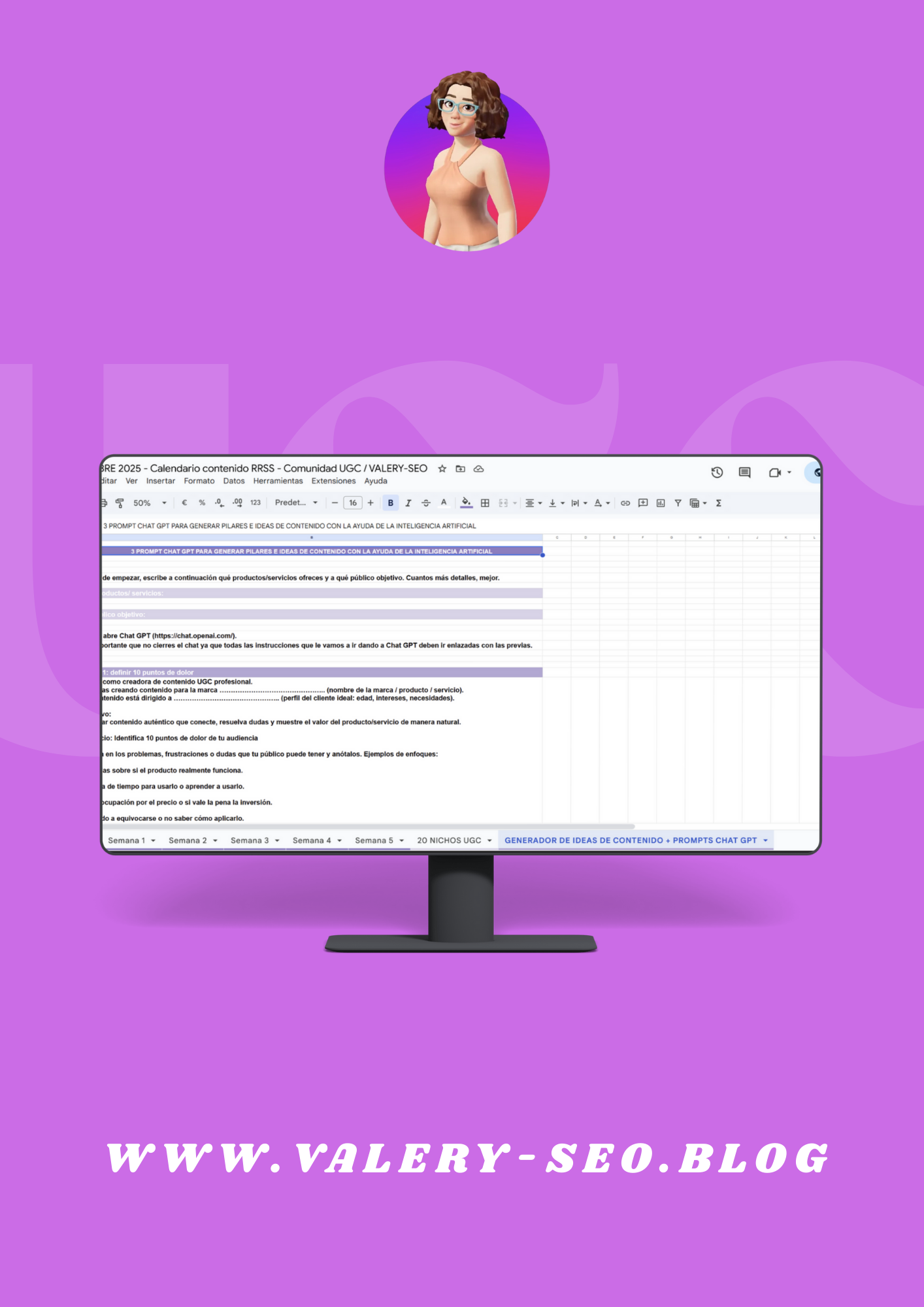 📅 Calendario UGC 2025/2026 Redes Sociales 🤳