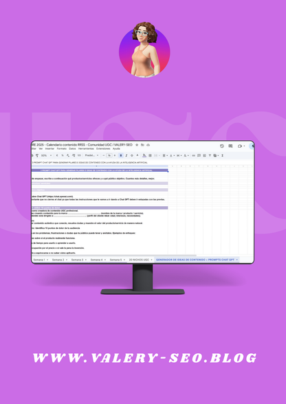 📅 Calendario UGC 2025/2026 Redes Sociales 🤳